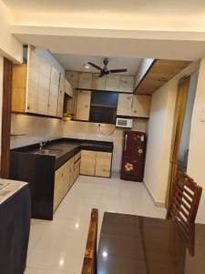 Kitchen Image of 1100 Sq.ft 2.5 BHK Apartment / Flat for rent in Atulya Rachana, Thergaon Pune for Rs. 26000