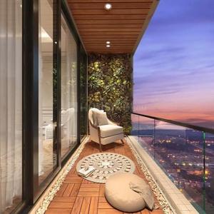 Balcony Image of 2855 Sq.ft 4 BHK Apartment / Flat for sale in Godrej Trilogy Seaturf, Worli Mumbai for Rs. 359900000
