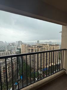 Balcony Image of 580 Sq.ft 1 BHK Apartment / Flat for rent in Raunak City, Kalyan West Kalyan for Rs. 17500