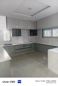 Kitchen Image of 2400 Sq.ft 3 BHK Independent House for rent in Sahakara Nagar Bengaluru for Rs. 50000