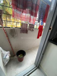 Balcony Image of 700 Sq.ft 1 BHK Builder Floor for rent in Murugeshpalya Bengaluru for Rs. 28000
