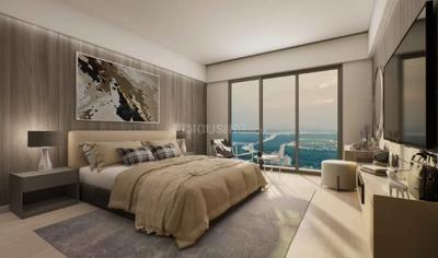 Bedroom Image of 850 Sq.ft 2 BHK Apartment / Flat for sale in Godrej Varanya Phase 2, Kharghar Navi Mumbai for Rs. 25000000