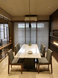 Dining Area Image of 2253 Sq.ft 3.5 BHK Apartment / Flat for sale in Godrej Garden City, Chandkheda Ahmedabad for Rs. 12000000
