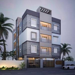 Building Image of 1100 Sq.ft 3 BHK Apartment / Flat for sale in Valasaravakkam Chennai for Rs. 10500000