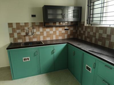 Kitchen Image of 1450 Sq.ft 3 BHK Apartment / Flat for rent in Nest Bonsai, Ottiyambakkam Chennai for Rs. 27000