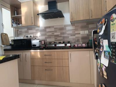 Kitchen Image of 840 Sq.ft 2 BHK Apartment / Flat for rent in Prestige Jindal City, Anchepalya Bengaluru for Rs. 33000
