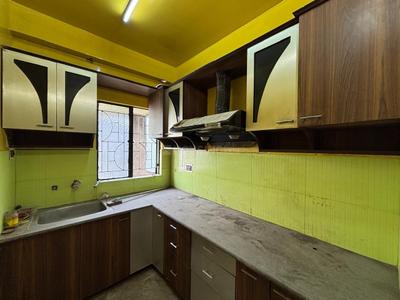 Kitchen Image of 1250 Sq.ft 3 BHK Apartment / Flat for rent in Parnasree Pally Kolkata for Rs. 20000