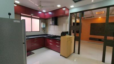 Kitchen Image of 1240 Sq.ft 2 BHK Apartment / Flat for rent in Sangini Gardenia, Dahin Nagar Surat for Rs. 26000