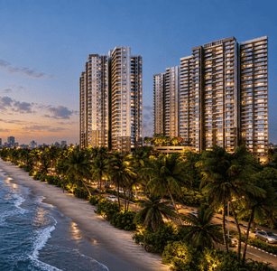 Image of 1750 Sq.ft 3 BHK Apartment / Flat for sale in Prestige Ocean Pearl, West Hill, Kozhikode for Rs. 18000000