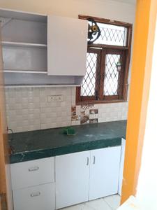 Kitchen Image of 550 Sq.ft 1 RK Builder Floor for rent in Khirki Extension New Delhi for Rs. 14000