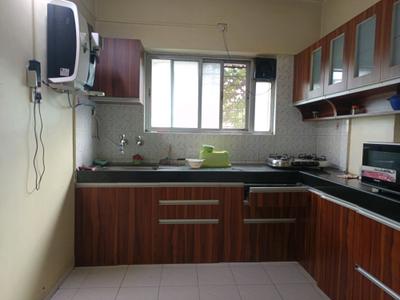 Kitchen Image of 950 Sq.ft 2 BHK Apartment / Flat for rent in Jhala BK Jhala Nirmal Township, Hadapsar Pune for Rs. 25000