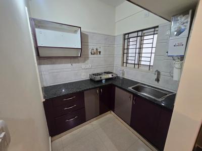 Kitchen Image of 756 Sq.ft 1 BHK Apartment / Flat for rent in Mahadevapura Bengaluru for Rs. 28000