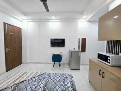 Bedroom Image of 400 Sq.ft 1 RK Builder Floor for rent in Sector 52 Gurgaon for Rs. 25000