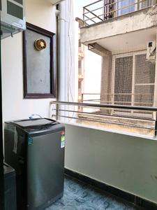 Bedroom Two Image of 1450 Sq.ft 2 BHK Builder Floor for rent in Sector 52A Gurgaon for Rs. 65000