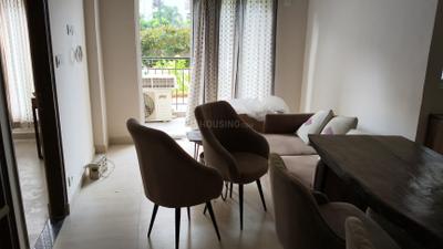 Living Room Image of 409 Sq.ft 1 BHK Apartment / Flat for rent in Qube Hebitac Apartment , Knowledge Park 3 Greater Noida for Rs. 18000