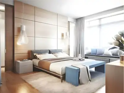 Bedroom Image of 1500 Sq.ft 3 BHK Apartment / Flat for sale in Bhumiraj Iraisaa, Sanpada Navi Mumbai for Rs. 55000000