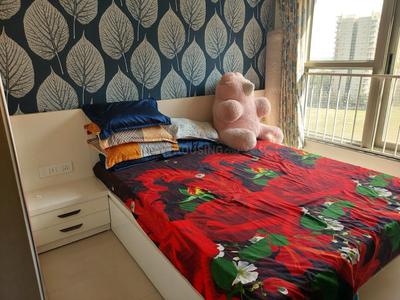 Bedroom Image of 1350 Sq.ft 2.5 BHK Apartment / Flat for rent in Adani The Meadows, Shantigram Ahmedabad for Rs. 45000