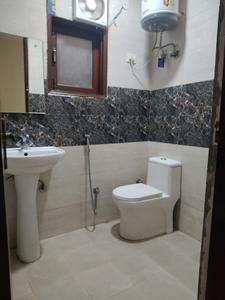 Common Bathroom Image of 900 Sq.ft 2 BHK Builder Floor for sale in Freedom Fighters Enclave New Delhi for Rs. 6500000