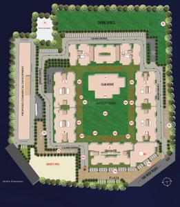 Image of 1488 Sq.ft 3 BHK Apartment / Flat for sale in Rahul Downtown, Punawale, Pune for Rs. 12800000
