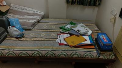 Bedroom Image of 1300 Sq.ft 3 BHK Apartment / Flat for rent in Hansol Ahmedabad for Rs. 25000