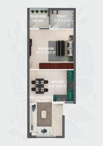 Image of 630 Sq.ft 1 BHK Apartment / Flat for sale in Sector 115, Mohali for Rs. 1790000