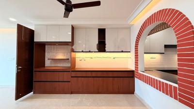 Kitchen Image of 2750 Sq.ft 3 BHK Apartment / Flat for rent in Auro Kohinoor, Kothaguda Hyderabad for Rs. 90000