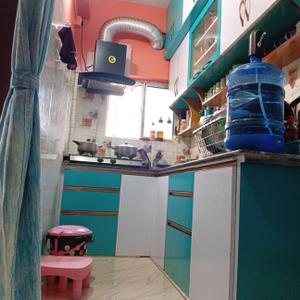 Kitchen Image of 861 Sq.ft 2 BHK Apartment / Flat for sale in Debalaya Apartment, Belghoria Kolkata for Rs. 2900000