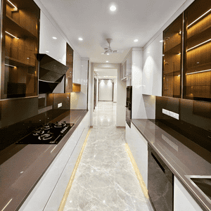 Kitchen Image of 3700 Sq.ft 4 BHK Builder Floor for sale in Swaraj Homes H Block RWA Ashok Vihar, Ashok Vihar New Delhi for Rs. 75000000