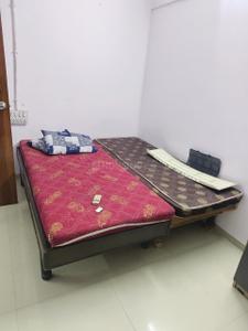 Bedroom Image of 850 Sq.ft 1 BHK Apartment / Flat for rent in Signature Vrajdham 2, Ujala Circle Ahmedabad for Rs. 19500