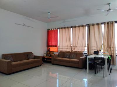 Hall Image of 930 Sq.ft 2.5 BHK Apartment / Flat for rent in Malabar County III, Vaishno Devi Circle Ahmedabad for Rs. 35000