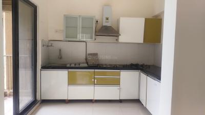 Kitchen Image of 760 Sq.ft 1.5 BHK Apartment / Flat for rent in Long Island, Charholi Budruk Pune for Rs. 20000