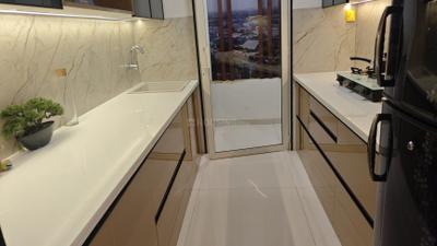 Kitchen Image of 650 Sq.ft 1 BHK Apartment / Flat for sale in Sai Proviso Atlantis, Kharghar Navi Mumbai for Rs. 5000000