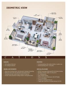 Image of 1255 Sq.ft 3 BHK Apartment / Flat for sale in Hanuman Nagar, Nagpur for Rs. 12000000