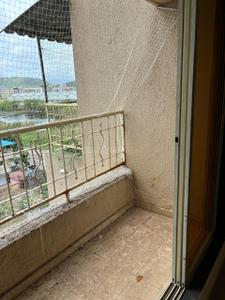 Balcony Image of 875 Sq.ft 2 BHK Apartment / Flat for sale in Nalasopara West Nala Sopara for Rs. 4000000