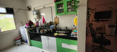 Kitchen Image of 683 Sq.ft 1 BHK Apartment / Flat for sale in Nyati Elan, Wagholi Pune for Rs. 4500000