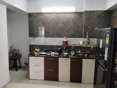 Kitchen Image of 2000 Sq.ft 2 BHK Apartment / Flat for sale in Satyamev Royal 3, Tragad Ahmedabad for Rs. 7900000
