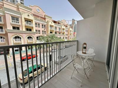 Balcony Image of 420 Sq.ft 1 RK Apartment / Flat for sale in Jumeirah Village Dubai for Rs. 16964207