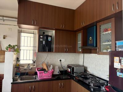 Kitchen Image of 980 Sq.ft 2 BHK Apartment / Flat for rent in Ahad Euphoria, Carmelaram Bengaluru for Rs. 45000