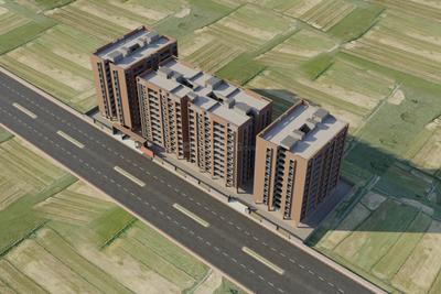 Image of 1098 Sq.ft 2 BHK Apartment / Flat for sale in Radhe Vrundavan Heights, Nana Chiloda, Ahmedabad for Rs. 3800000