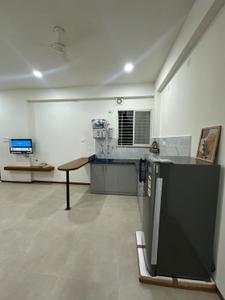 Kitchen Image of 1500 Sq.ft 1 BHK Apartment / Flat for rent in Scheme No 114 Indore for Rs. 21500