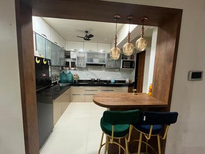 Kitchen Image of 1700 Sq.ft 3 BHK Apartment / Flat for rent in Guruvista Phase II, Kharadi Pune for Rs. 60000