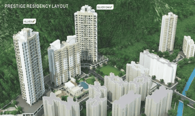 Image of 875 Sq.ft 2 BHK Apartment / Flat for sale in Prescon Hill View, Hiranandani Estate, Thane for Rs. 13500000