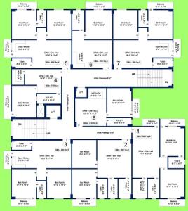 Image of 1036 Sq.ft 2 BHK Apartment / Flat for sale in Narayanpur Anant, Muzaffarpur for Rs. 3700000