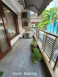 Balcony Image of 2200 Sq.ft 3 BHK Builder Floor for rent in Green Park New Delhi for Rs. 115000