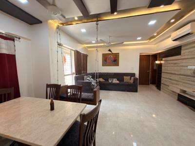 Living Room Image of 1300 Sq.ft 3 BHK Apartment / Flat for rent in Lodha Amara, Kolshet Thane for Rs. 58000