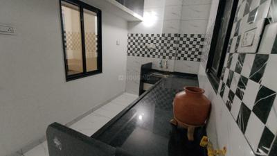 Kitchen Image of 700 Sq.ft 1 BHK Builder Floor for rent in Jahangirabad Surat for Rs. 12500