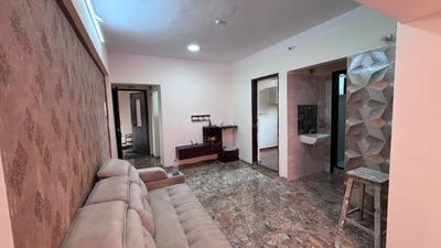 Hall Image of 700 Sq.ft 1.5 BHK Apartment / Flat for rent in Kaamdhenu Swarna Anant, Kopar Khairane Navi Mumbai for Rs. 38000