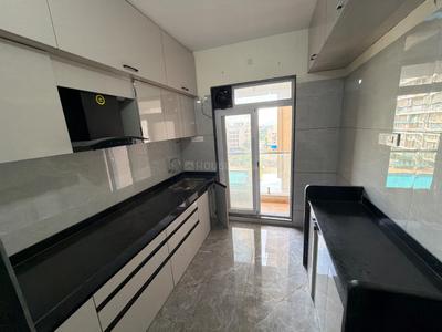 Kitchen Image of 1700 Sq.ft 3 BHK Apartment / Flat for rent in Shreenathji Delta Riviera, Ulwe Navi Mumbai for Rs. 100000