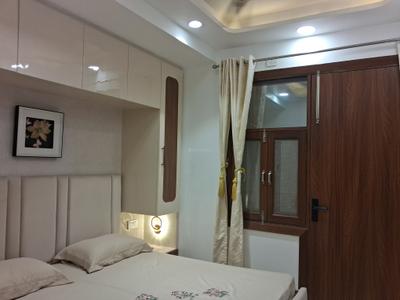 Bedroom Image of 600 Sq.ft 2 BHK Builder Floor for rent in Dwarka Mor New Delhi for Rs. 20000