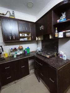 Kitchen Image of 1200 Sq.ft 3 BHK Builder Floor for rent in Vikaspuri New Delhi for Rs. 35000